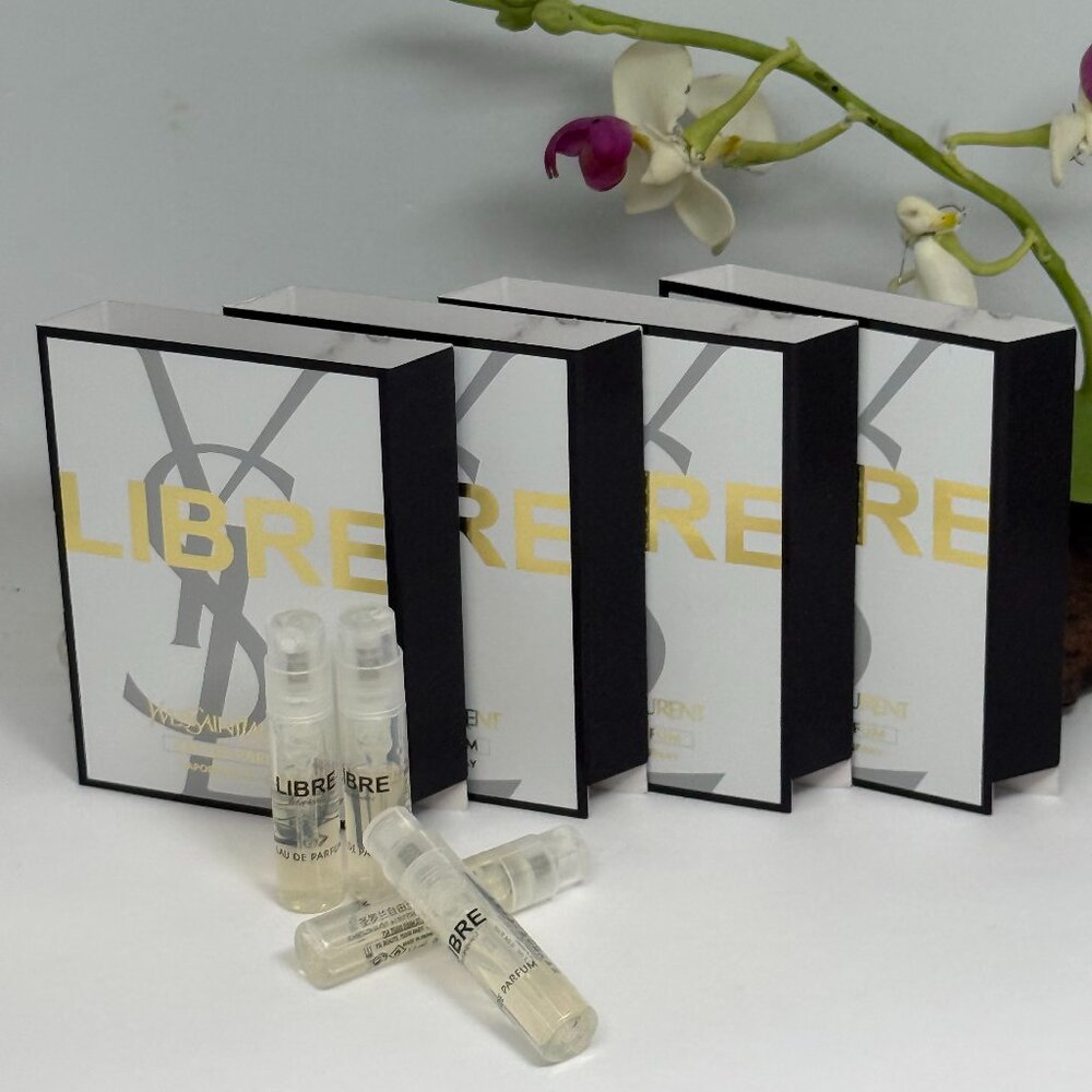 4x YSL Yves Saint Laurent Libre EDP Spray for Women - .04 fl oz Vial in Card - Picture 2 of 7